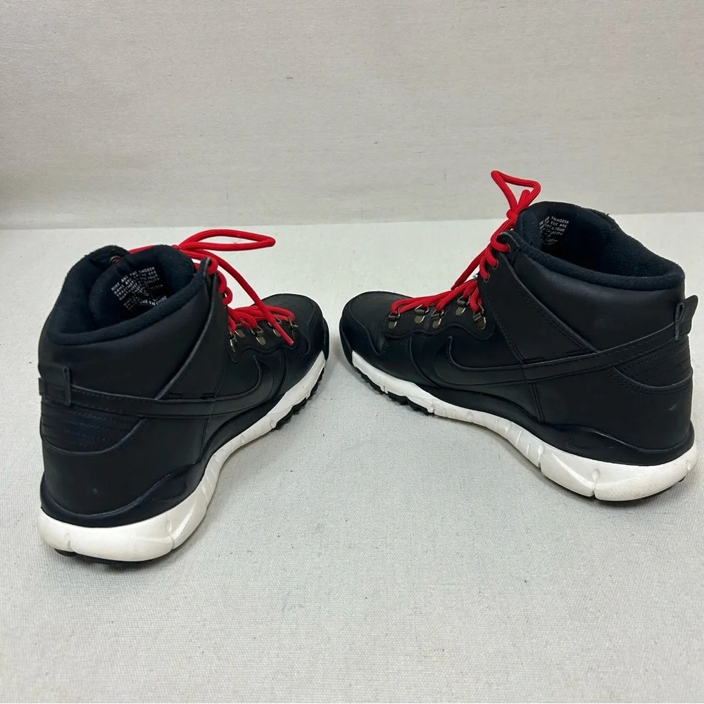 Nike Black and Red High-Top Sneakers - Picture 5 of 11